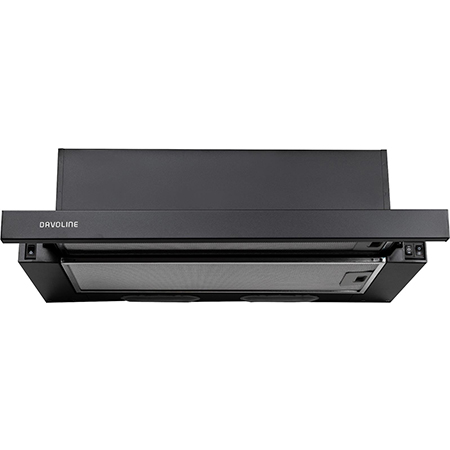 Davoline Delta 060 Black Συρόμενος Απορροφητήρας