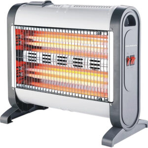 Telemax QH-1601 Θερμάστρα Χαλαζία Ασημί