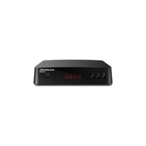 Telemax DVB-150 Ψηφιακός Δέκτης Mpeg-4 Full HD (1080p) με Λειτουργία PVR (Εγγραφή σε USB) Σύνδεσεις SCART / HDMI / USB