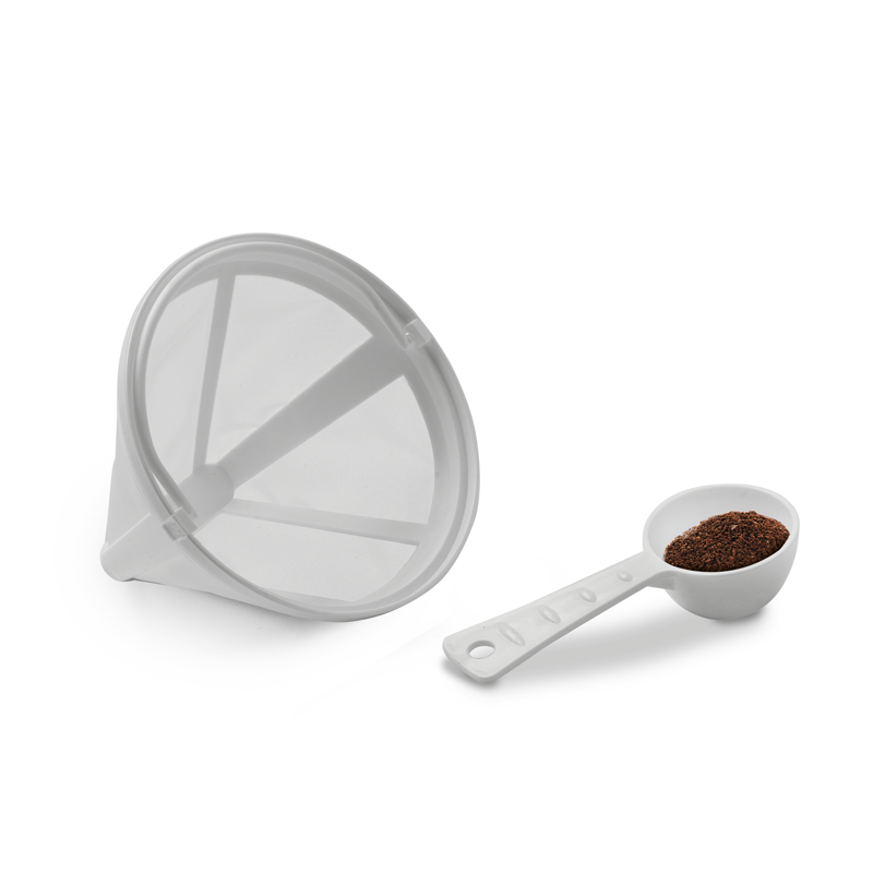 Καφετιέρα Wooden White - Image 4